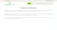 Desktop Screenshot of pollenseeds.com