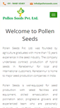 Mobile Screenshot of pollenseeds.com